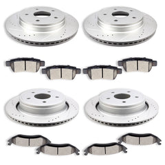 Front & Rear Disc Rotors + Brake Pads for Dodge Durango Ram 1500 Chrysler Aspen KOEEP [1]