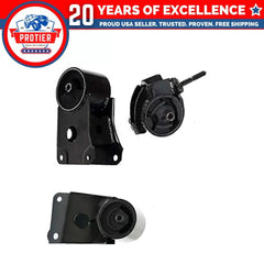 Front & Rear Motor Mount Set for 2002 - 2003 Nissan Maxima 3.5L for Manual 3PCS 6B93BC-57 [1]