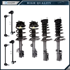 Front & Rear Struts w/ Coil Spring + Sway Bars for Toyota Camry 2007 2008 - 2011 6B93BC-57 [1]