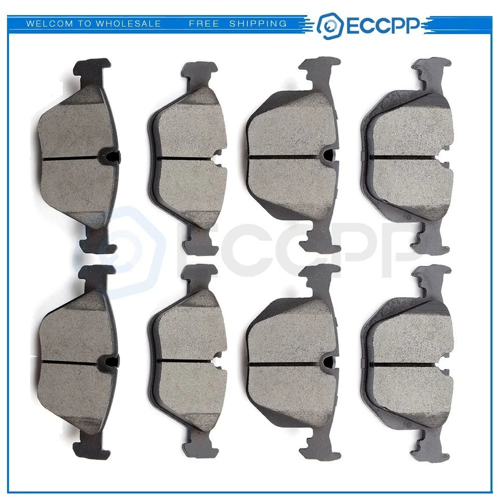 Front and Rear Brake Ceramic Pads For 2001 2002 -2006 BMW 330Ci Performance KOEEP [1]