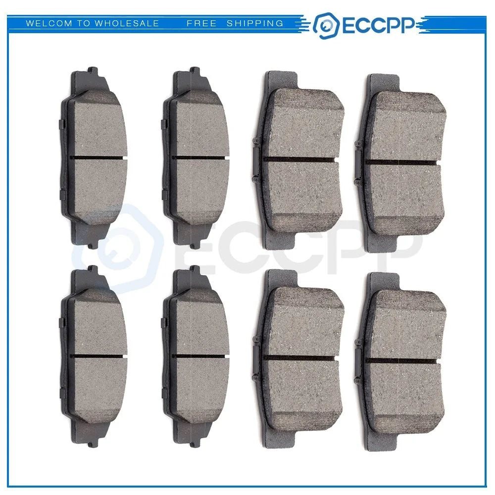 Front and Rear Brake Ceramic Pads For 2002-2006 Acura RSX Type S Performance KOEEP [1]