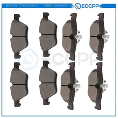 Front and Rear Brake Ceramic Pads For 2008 2009 2010-2013 BMW 128i Performance 6B93BC-57 [1]