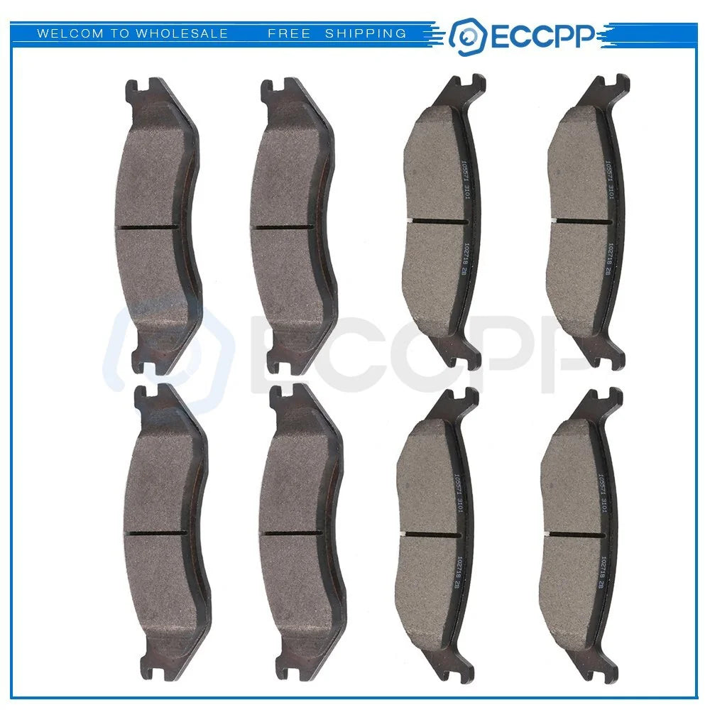 Front and Rear Brake Ceramic Pads For Dodge Durango 2004 - 2006 Performance 6B93BC-57 [1]