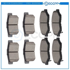 Front and Rear Brake Ceramic Pads For Honda Accord Coupe 2003 - 2007 Performance 6B93BC-57 [1]