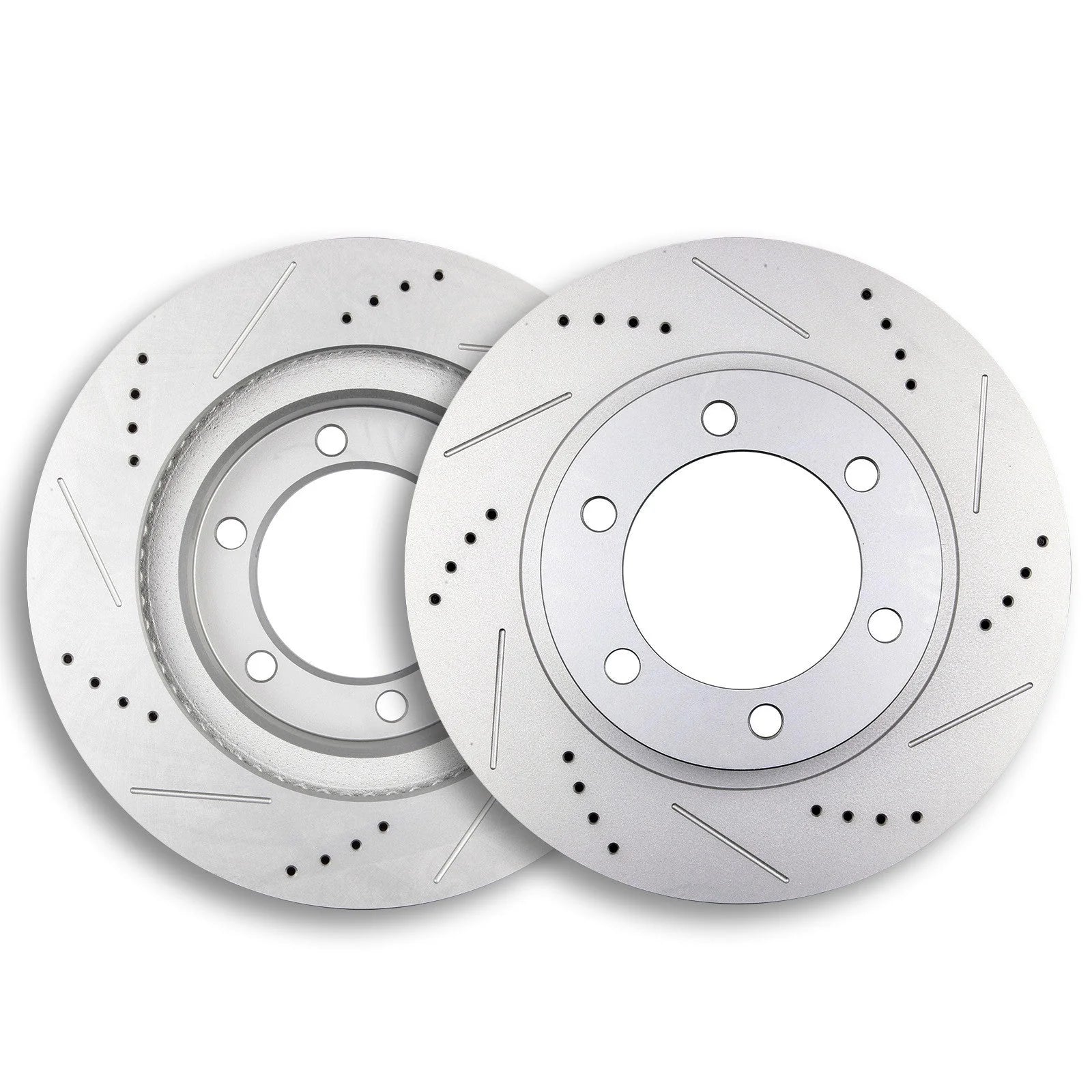 Front and Rear Brake Rotors and Pads 6pc Set for 2010-2014 Toyota FJ Cruiser V6 KOEEP [3]
