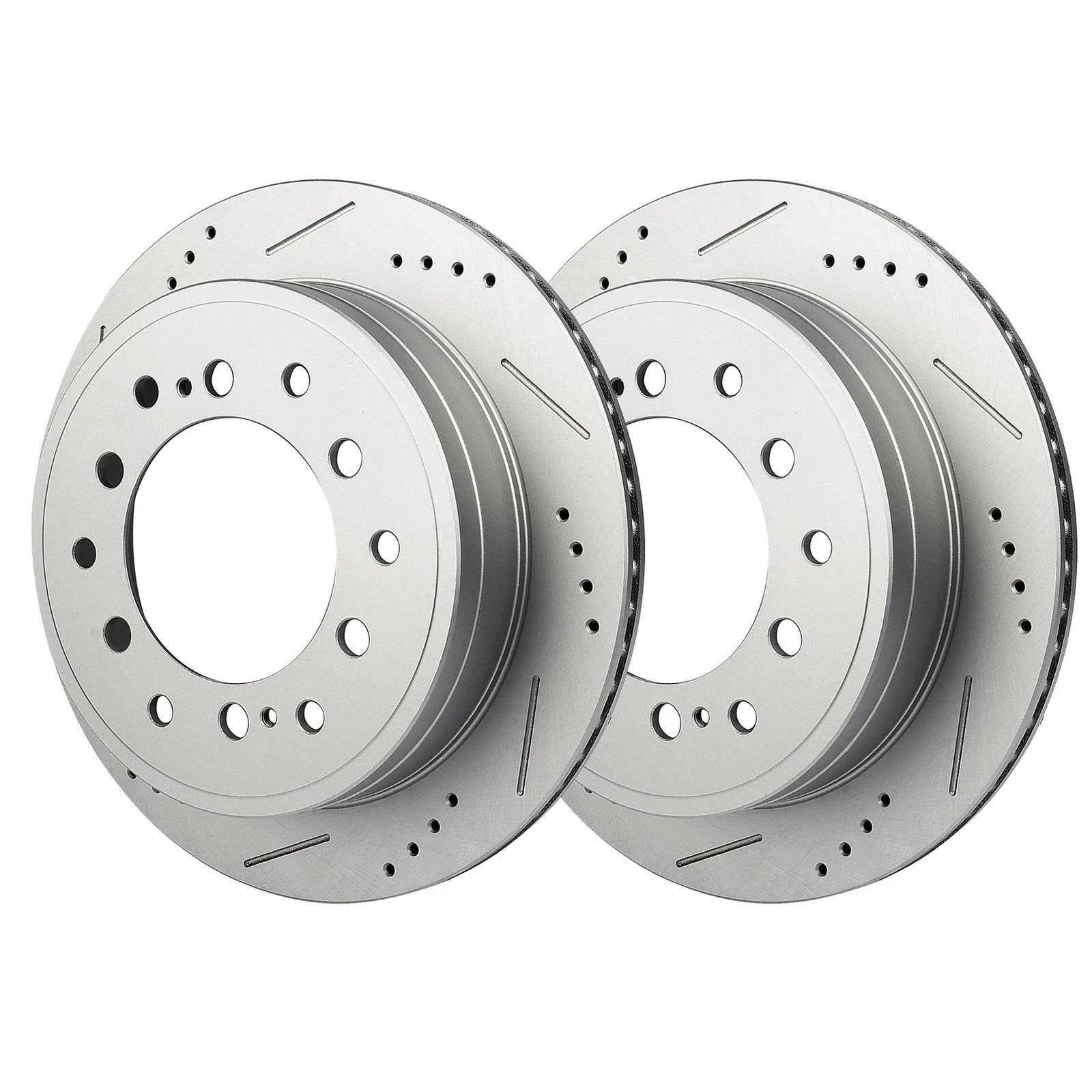 Front and Rear Brake Rotors and Pads 6pc Set for 2010-2014 Toyota FJ Cruiser V6 KOEEP [4]