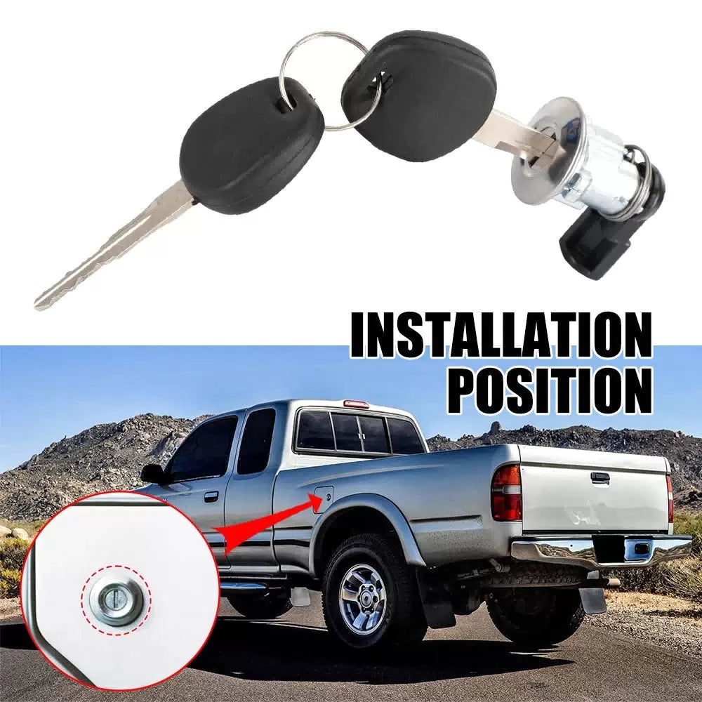 Fuel Filler Lid lock Cylinder For Toyota Tundra 2000-2003 69058-35140 US 6B93BC-57 [2]
