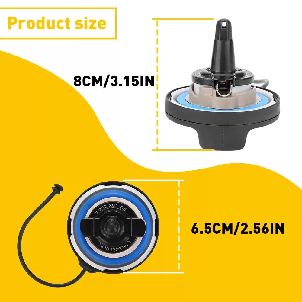 Fuel Gas Tank Filler Cap For BMW 645Ci 650i 740Li 745i 750i 750Li 760i 760Li 6B93BC-57 [2]