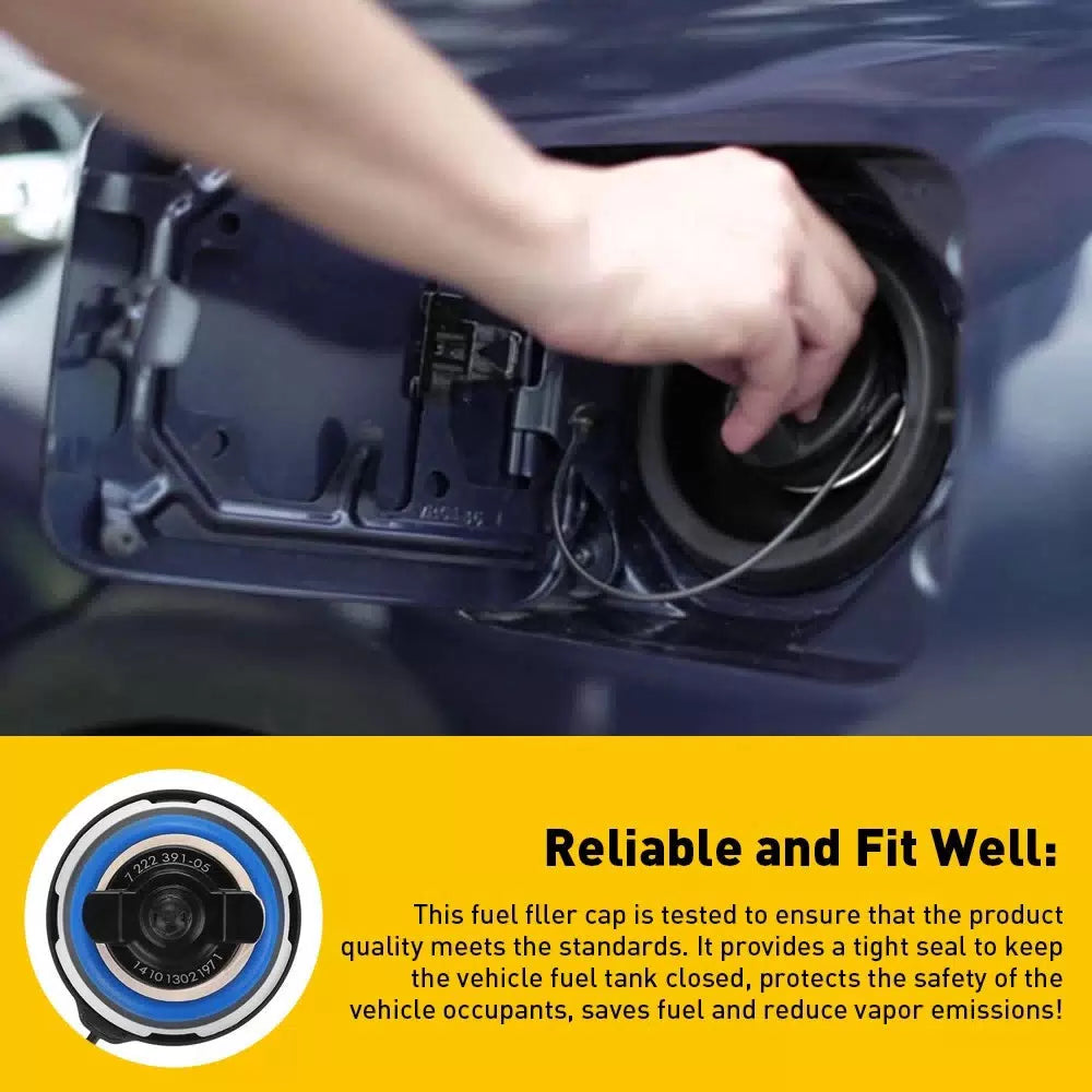 Fuel Gas Tank Filler Cap For BMW 645Ci 650i 740Li 745i 750i 750Li 760i 760Li 6B93BC-57 [5]