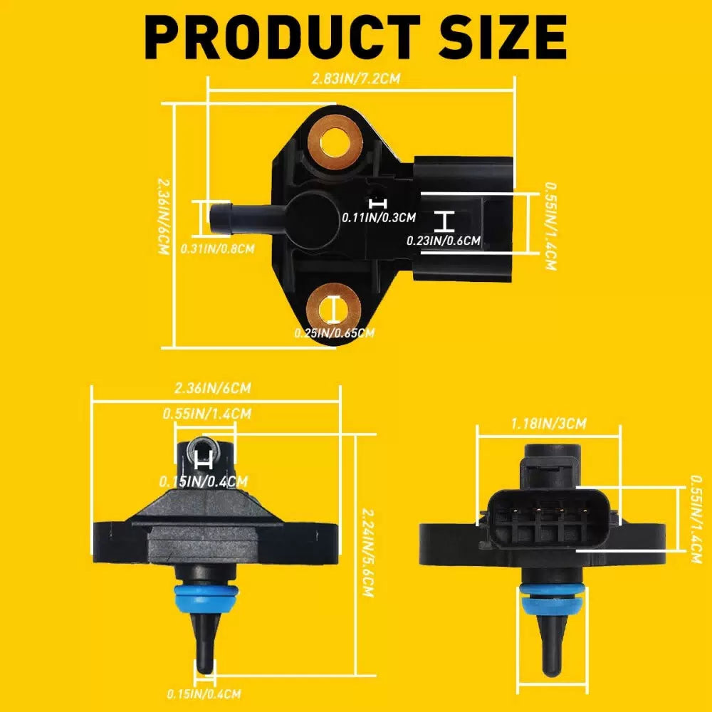Fuel Injection Rail Pressure Sensor 3F2E9G756AA For Ford Focus Escape Explorer A 6B93BC-57 [7]
