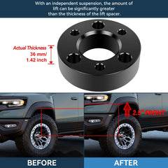 Full Set 2.5" Front 2" Rear Leveling Lift Kit For Nissan Frontier 2005 2006-2023 KOEEP [2]