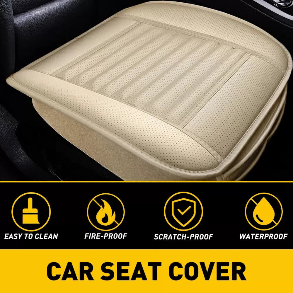 Full Surround Car Front Seat Cover Breathable PU Pad Leather Mat Chair Cushion 6B93BC-57 [1]