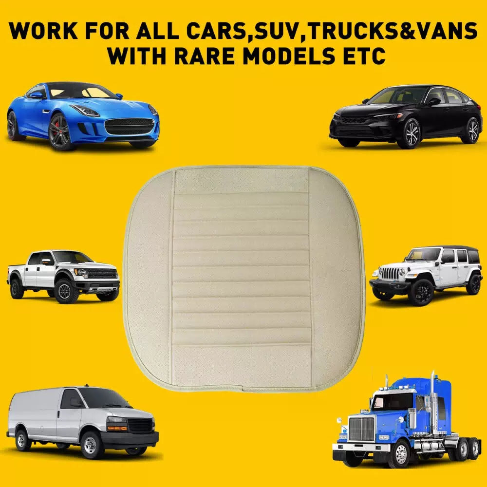 Full Surround Car Front Seat Cover Breathable PU Pad Leather Mat Chair Cushion 6B93BC-57 [2]