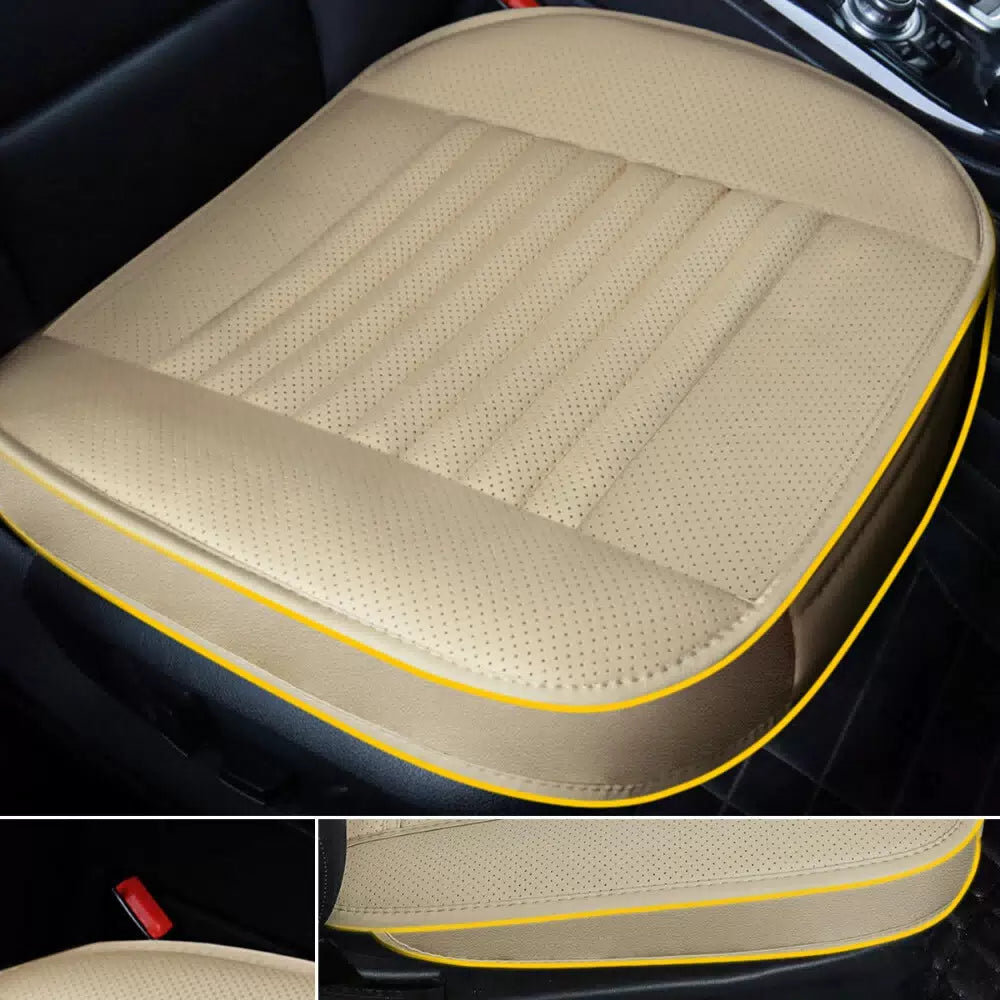 Full Surround Car Front Seat Cover Breathable PU Pad Leather Mat Chair Cushion 6B93BC-57 [6]
