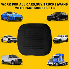Full Surround Front Car Seat Cover Leather Pad Mat Auto Chair Cushion Protector 6B93BC-57 [2]