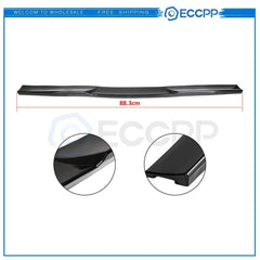 Glossy Black Universal Adjustale Window Top Roof Kit ABS 6B93BC-57 [2]