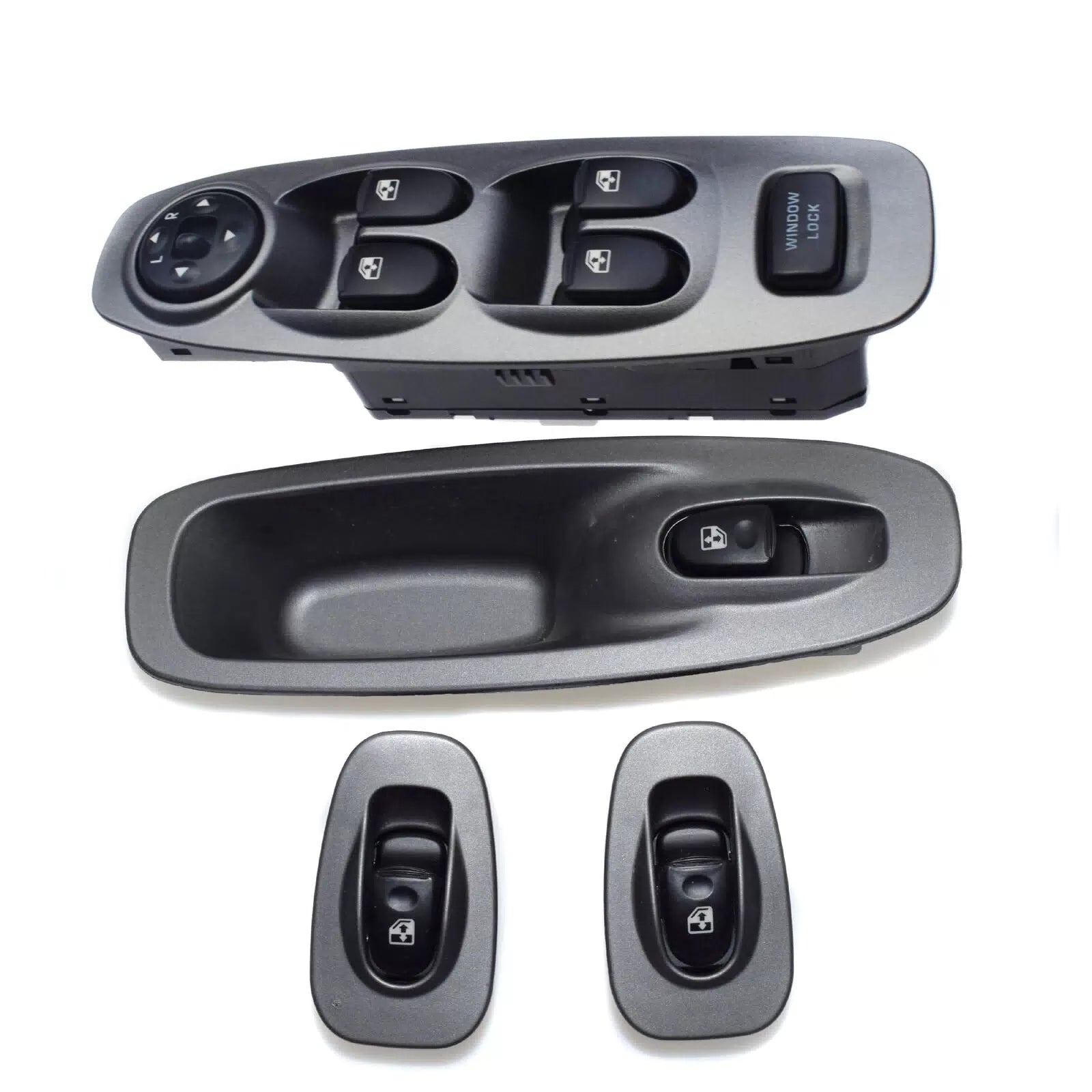 Grey Power Window Lifter Control Switch Set 4PCS For Hyundai Accent 2000-2005 6B93BC-57 [2]