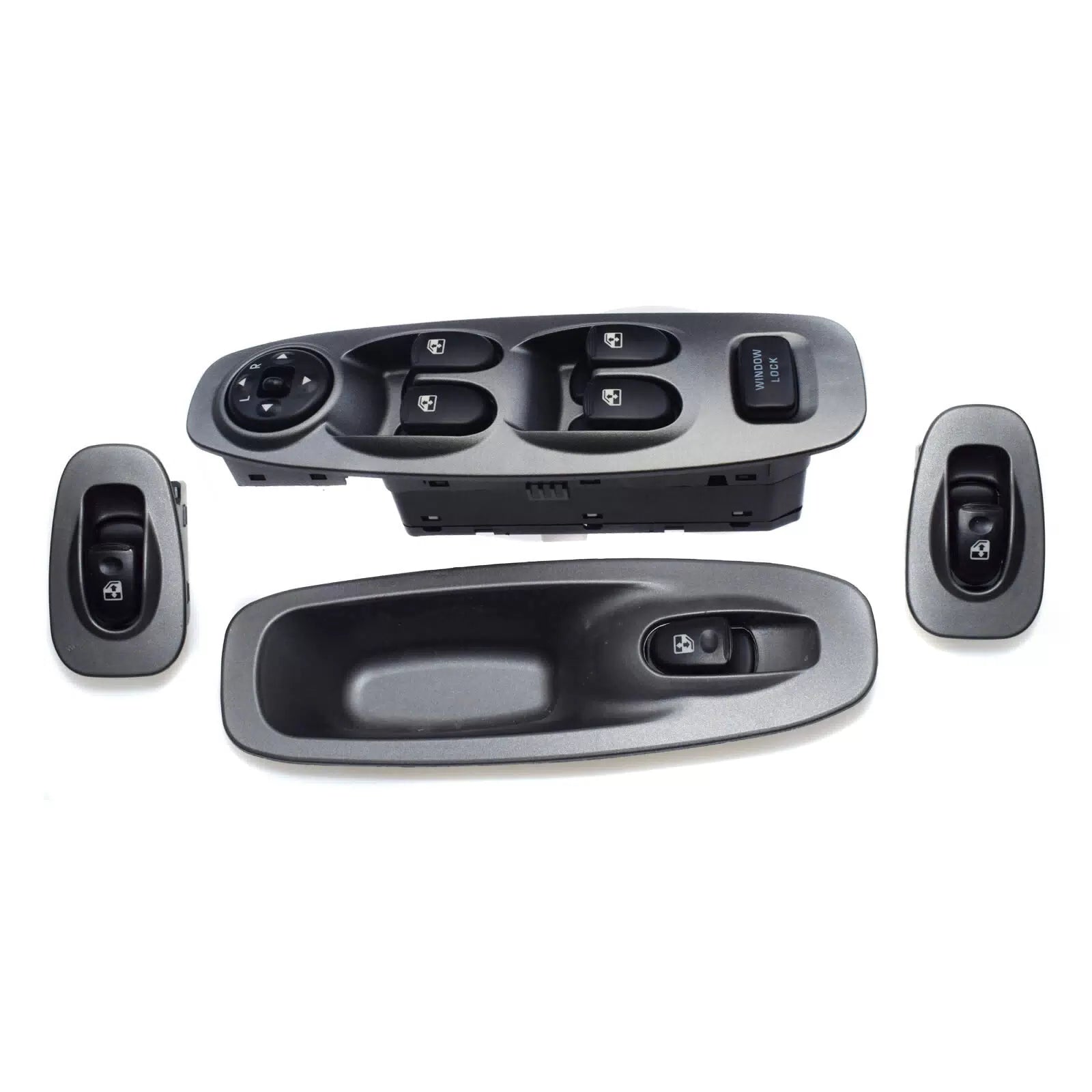 Grey Power Window Lifter Control Switch Set 4PCS For Hyundai Accent 2000-2005 6B93BC-57 [4]