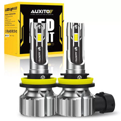 H11 LED Headlight Super Bright Bulbs Kit 6500K 10000LM White HIGH/LOW BEAM 6B93BC-57 [2]
