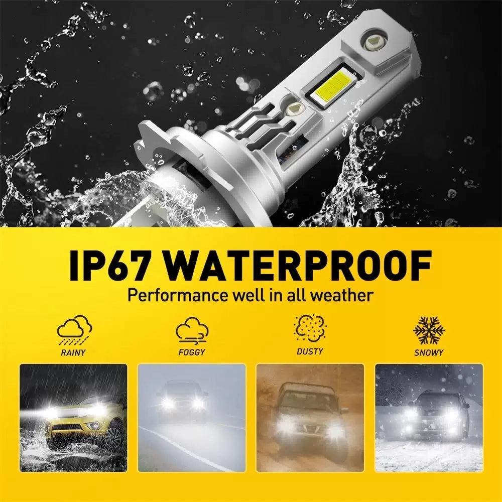 H7 LED Headlight Super Bright Bulb Kit White 30000LM High/Low Beam CANBUS Q16EOA 6B93BC-57 [9]