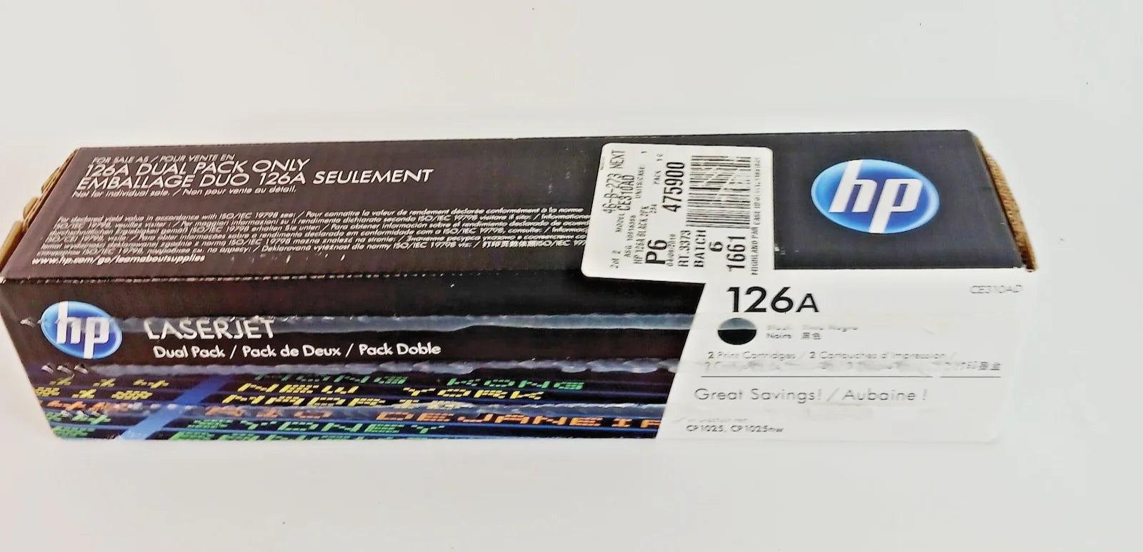 HP 126A (CE310AD) Black Laser Toner Cartridge HP [2]
