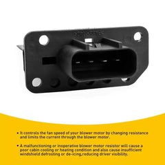 HVAC Blower Motor Resistor For 3F2Z-18591-AA Ford Escape 2008-2012 6B93BC-57 [4]