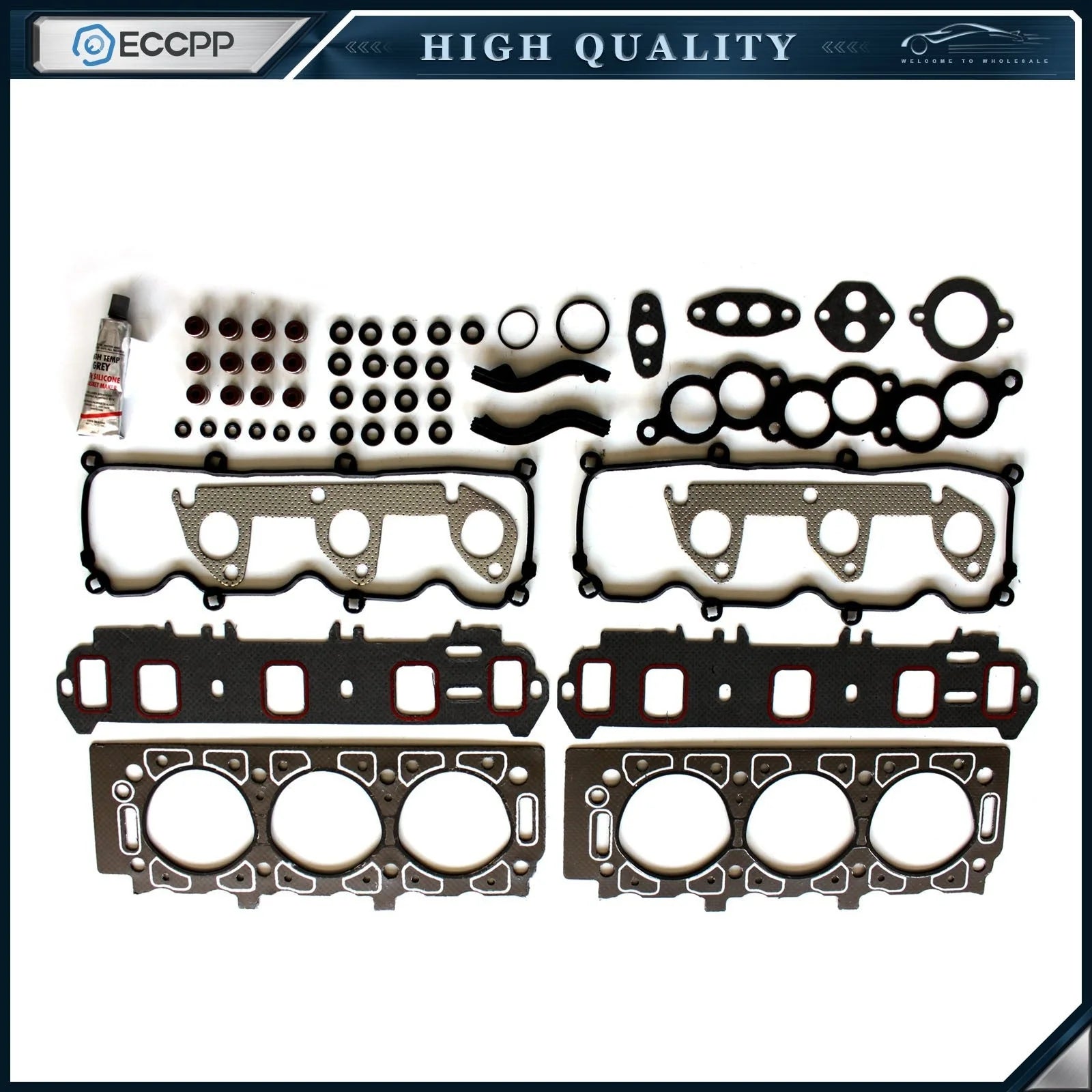 ?Head Gasket Set For 91-01 Ford Ranger Aerostar For Mazda 3.0L OHV VIN U V KOEEP [1]