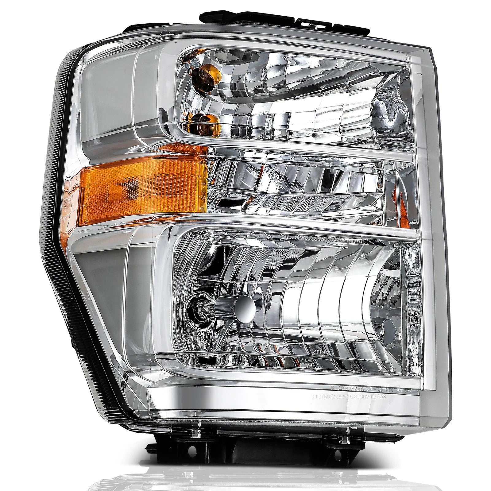 Headlight For Ford 2008-2014 E-150 2008-2021 E-350 Super Duty Chrome Right Side 6B93BC-57 [6]