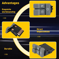 Headlight Light Switch for 1990-1994 Chevrolet & GMC C1500 C2500 C3500 Truck 6B93BC-57 [4]