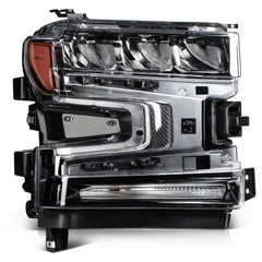 Headlight Passenger Side For 2019-22 Chevy Silverado 1500 w/ Halogen Signal Bar KOEEP [4]