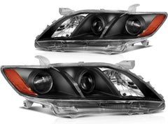 Headlights Assembly Fits Toyota Camry 07-09 Set Headlamp Replacement Projector 6B93BC-57 [1]