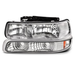 Headlights Assembly For 1999-2002 Chevy Silverado 2000-2006 Suburban Tahoe L+R 6B93BC-57 [3]