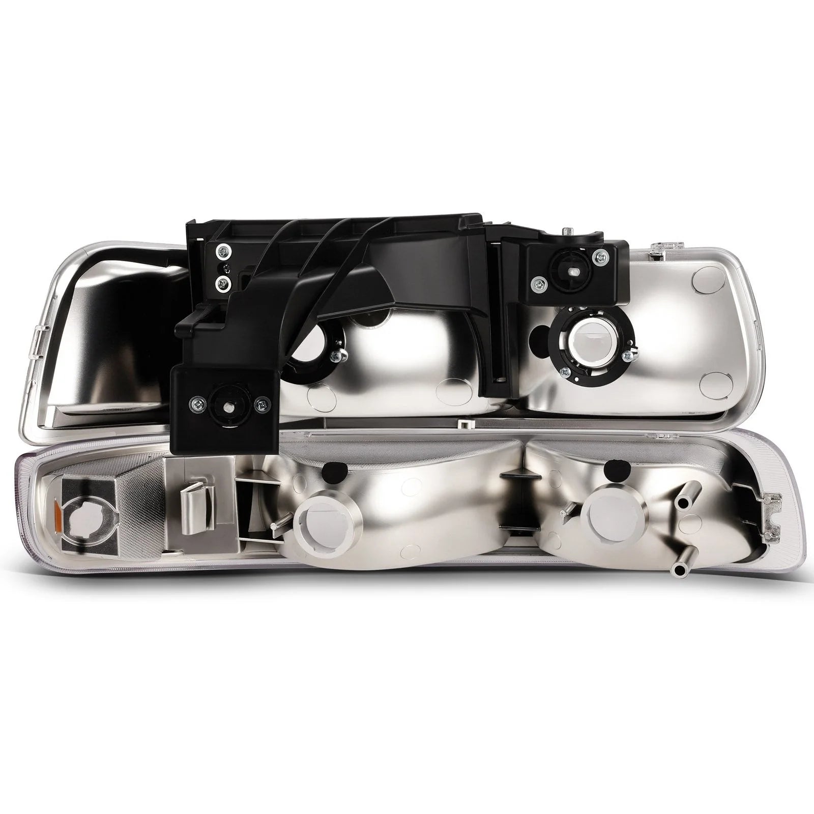 Headlights Assembly For 1999-2002 Chevy Silverado 2000-2006 Suburban Tahoe L+R 6B93BC-57 [6]