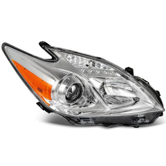 Headlights Assembly For 2010 2011 Toyota Prius Base 1.8L w/Projector Pair Chrome 6B93BC-57 [3]