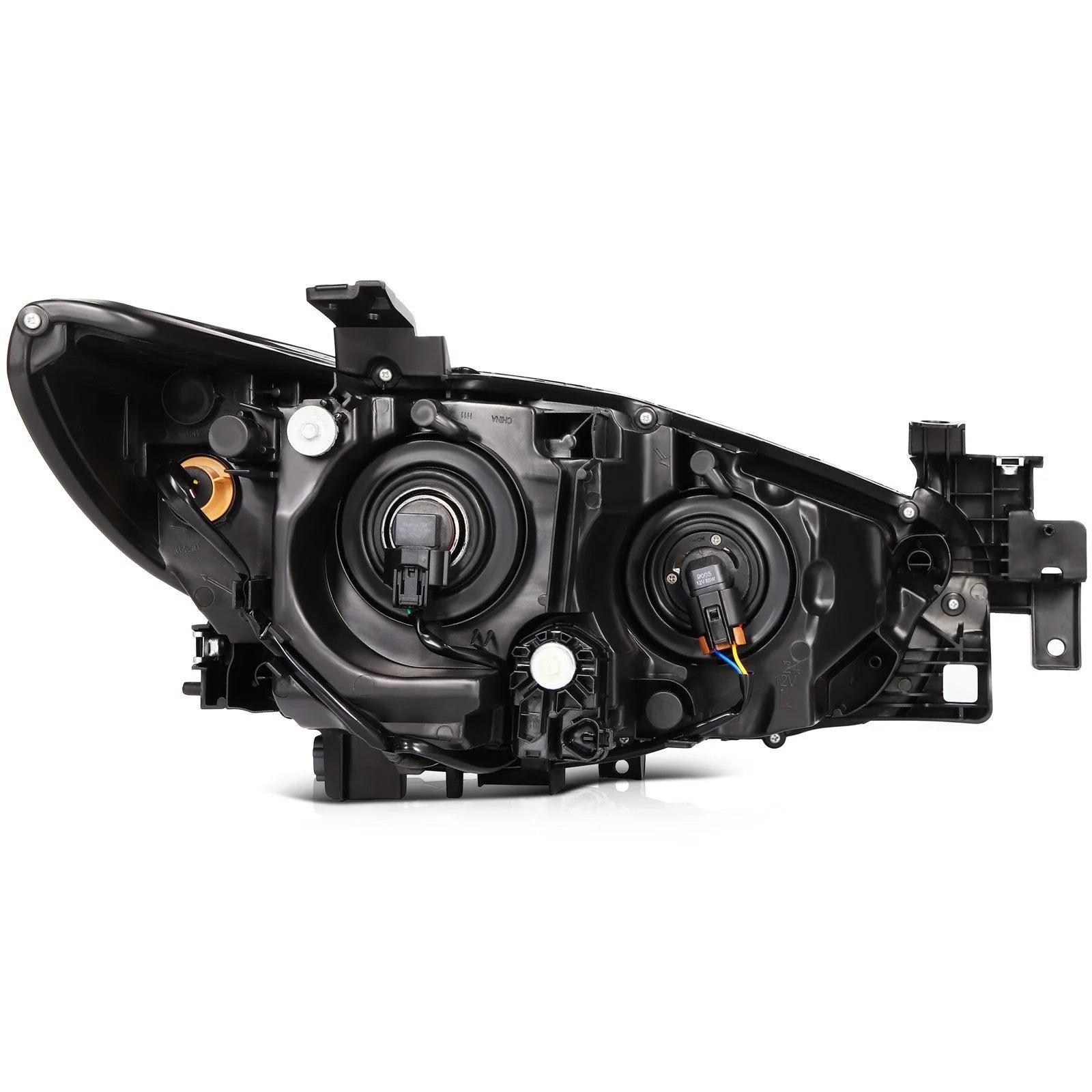 Headlights Assembly For Mazda 6 2014-2017 Black Housing Headlmaps Left+Right 6B93BC-57 [3]