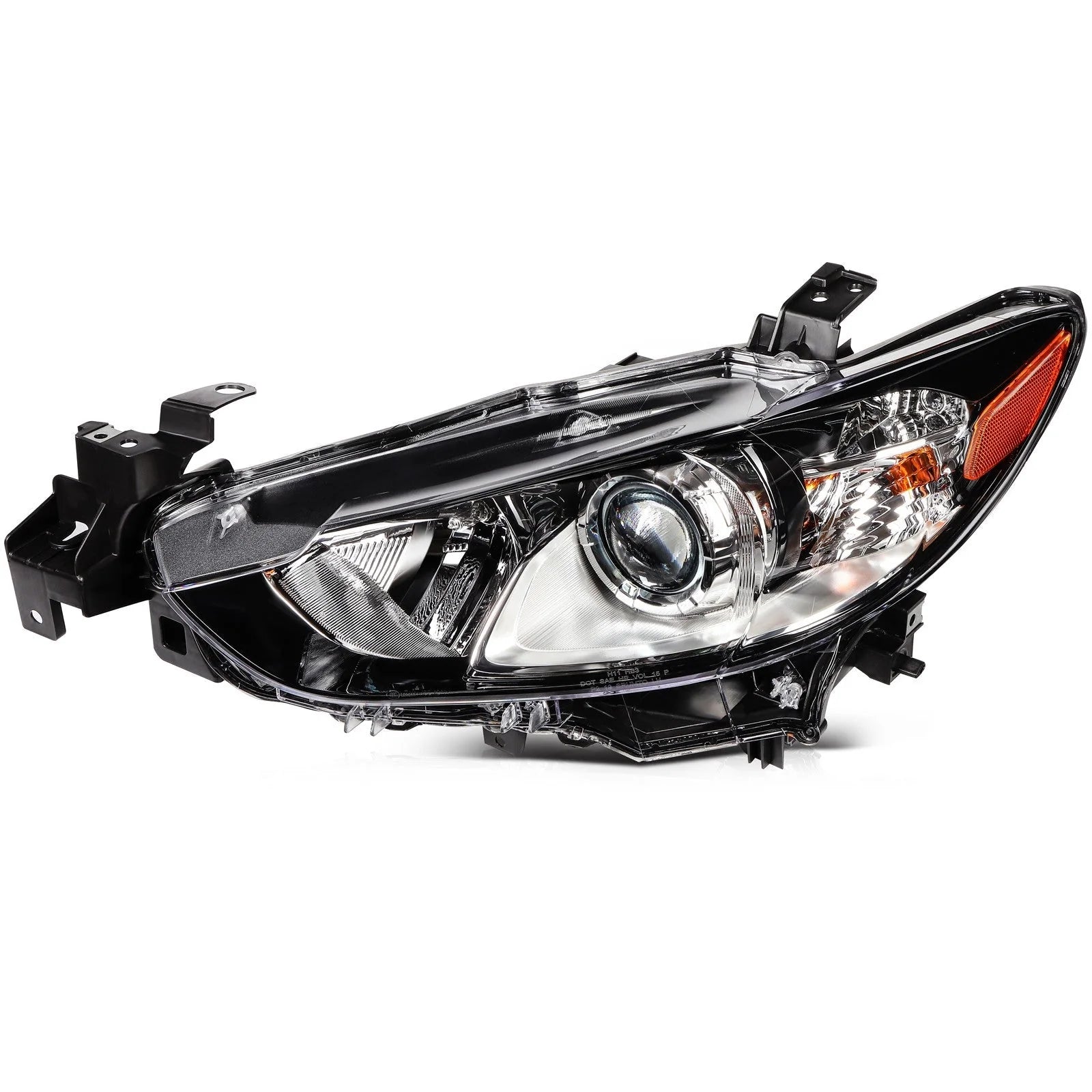 Headlights Assembly For Mazda 6 2014-2017 Black Housing Headlmaps Left+Right 6B93BC-57 [7]