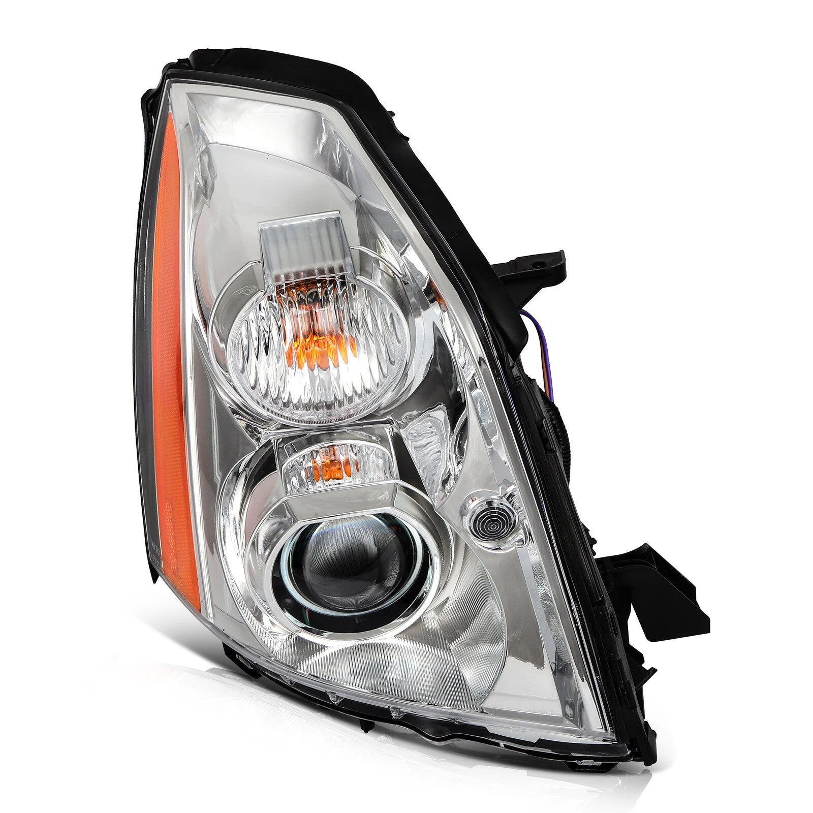 Headlights Assembly Left+Right For 2006-2011 Cadillac DTS w/HID Xenon Projector 6B93BC-57 [2]