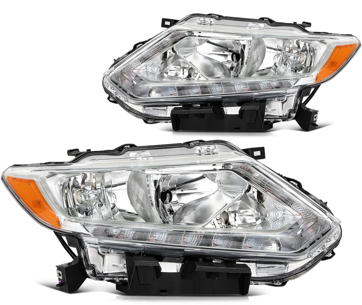 Headlights Assembly Pair For 2014 2015 2016 Nissan For Rogue Headlamp Left+Right 6B93BC-57 [1]