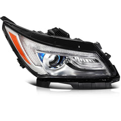 Headlights Assembly Pair For 2016-2014 Buick LaCrosse Chrome Housing w/LED DRL KOEEP [4]