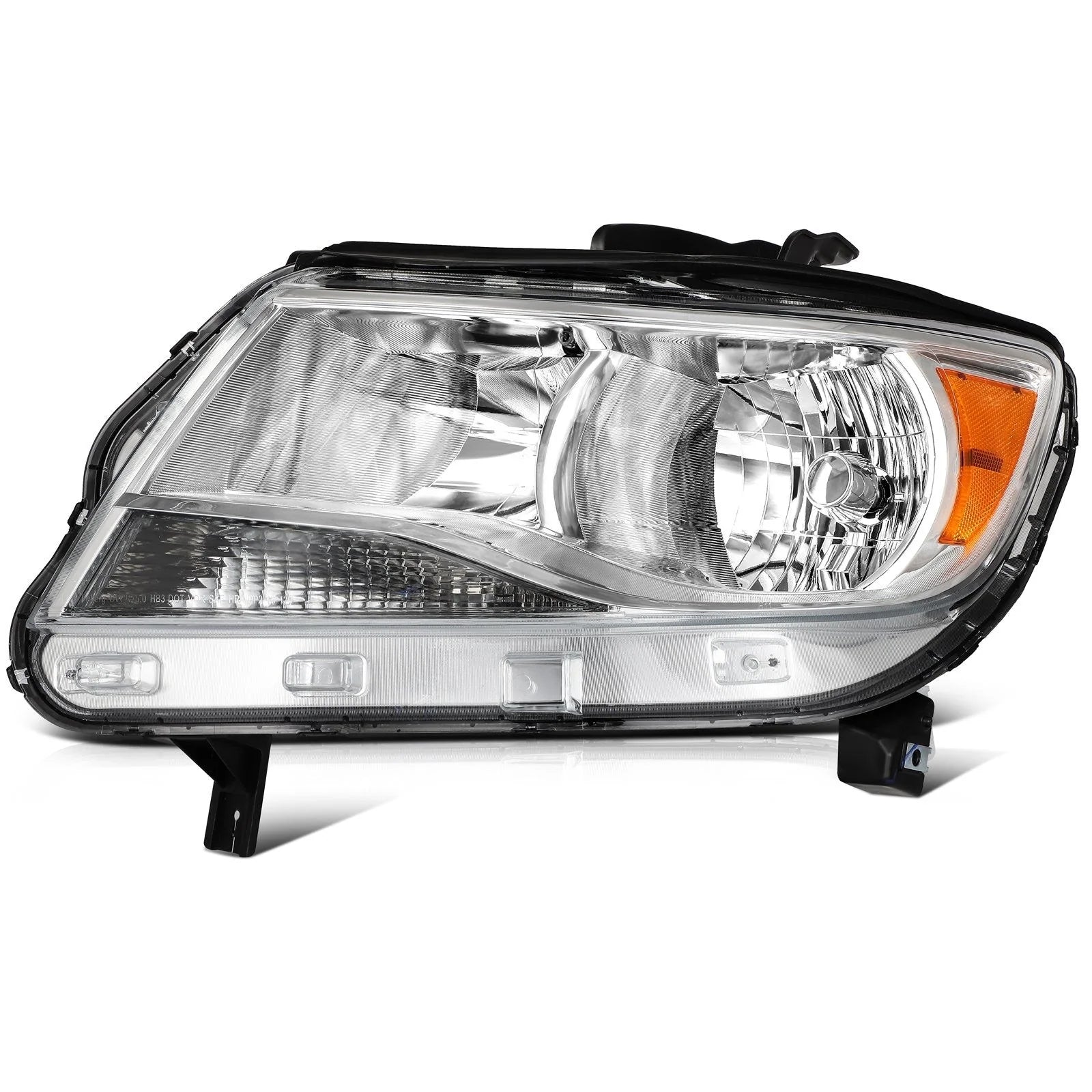 Headlights Assembly Pair For Chevy Colorado 2015-2022 Chrome Housing Clear Lens 6B93BC-57 [5]