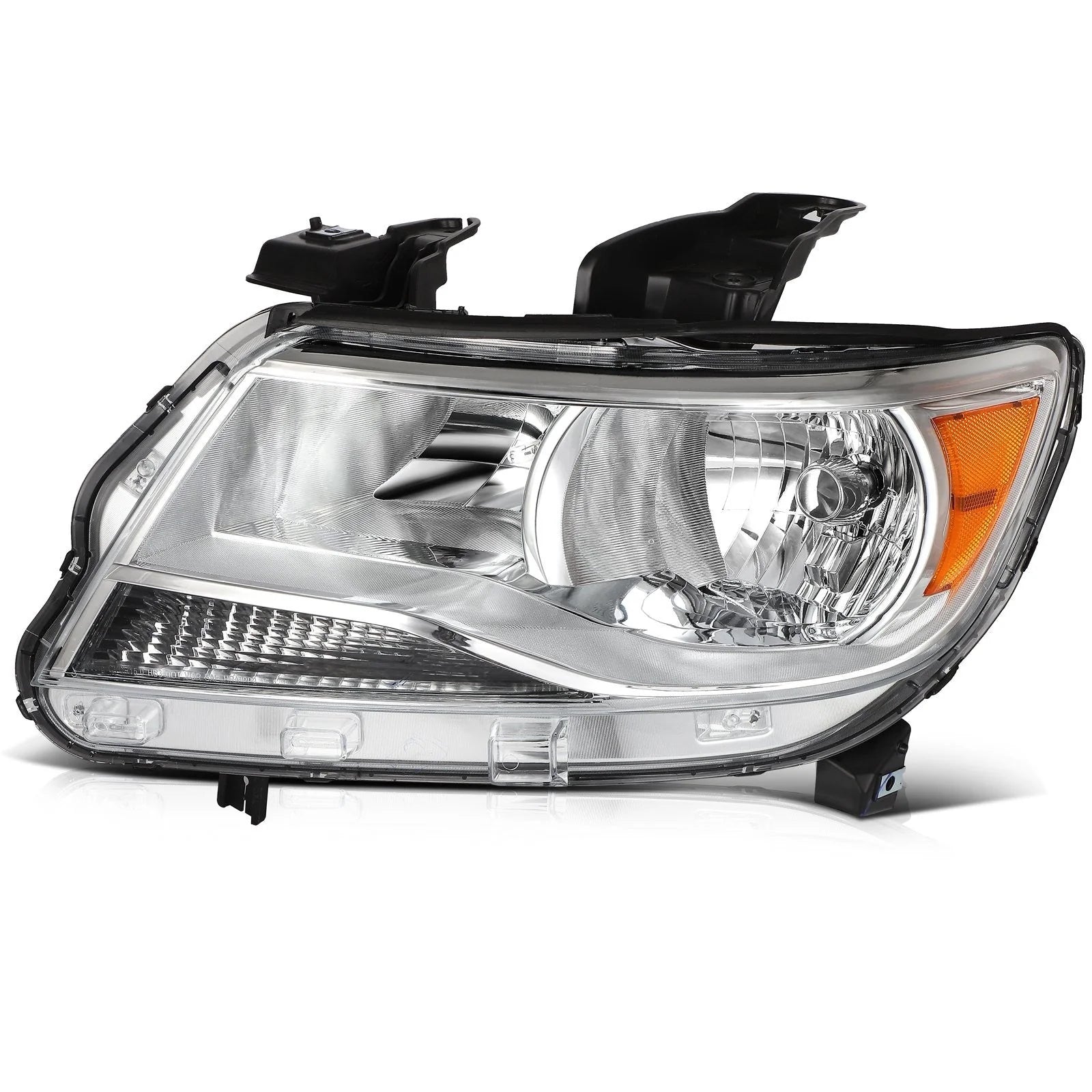 Headlights Assembly Pair For Chevy Colorado 2015-2022 Chrome Housing Clear Lens 6B93BC-57 [6]