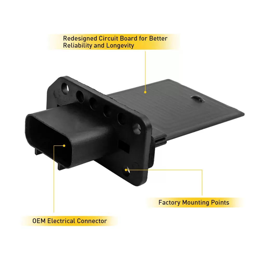 Heater Fan HVAC AC Blower Motor Resistor Control Module For Ford F150 Navigator 6B93BC-57 [6]