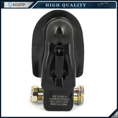 High Quality 2-5/16" Ball Adjustable Coupler Black 14000LBS KOEEP [1]