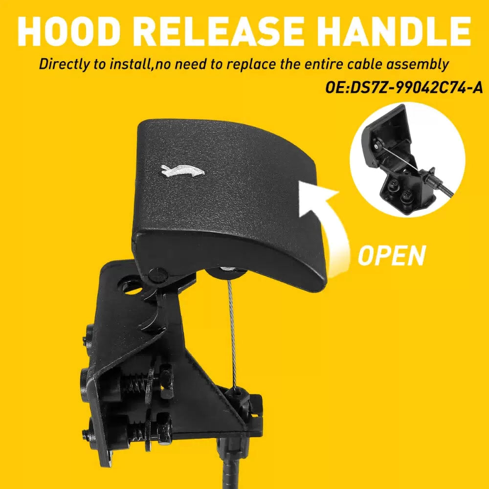 Hood Latch Release Cable w/Handle #55394495AB For Grand Jeep Cherokee 2005-10 EA 6B93BC-57 [4]