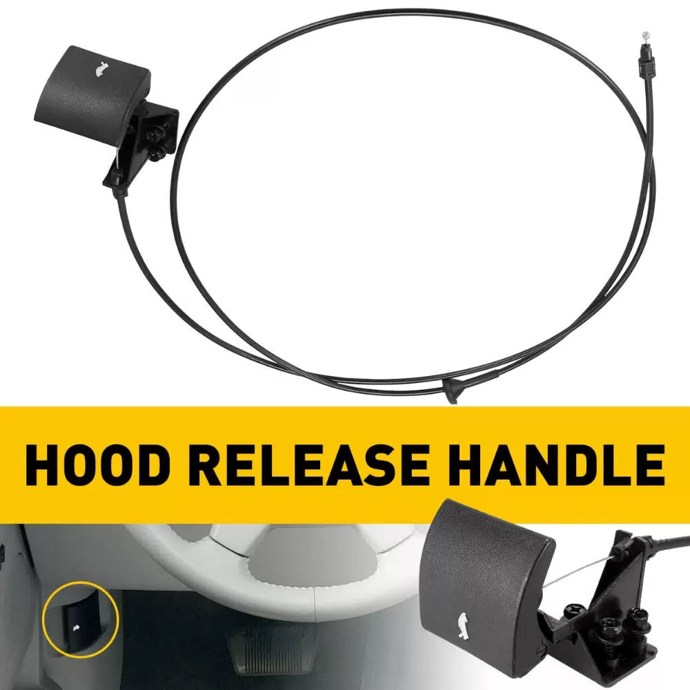 Hood Latch Release Cable w/Handle #55394495AB For Grand Jeep Cherokee 2005-10 EA 6B93BC-57 [9]