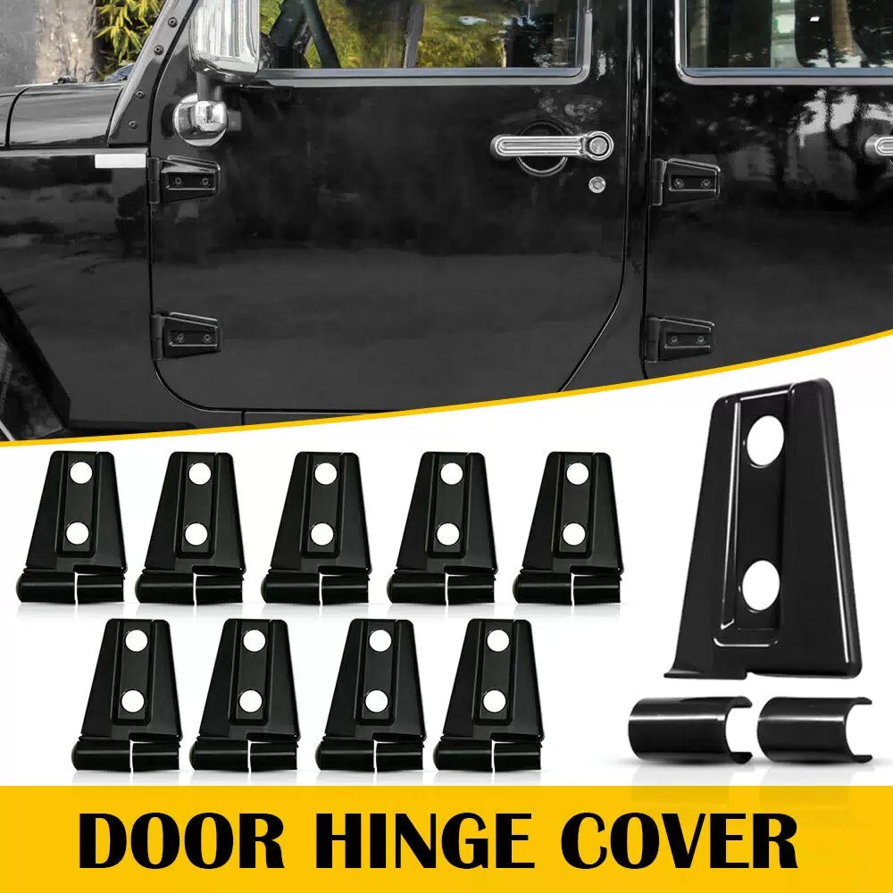 Hood & Door Hinge Cover Unlimited Accessories For Jeep Wrangler JK JKU 2007-2017 6B93BC-57 [10]