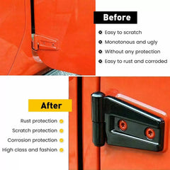Hood & Door Hinge Cover Unlimited Accessories For Jeep Wrangler JK JKU 2007-2017 6B93BC-57 [4]