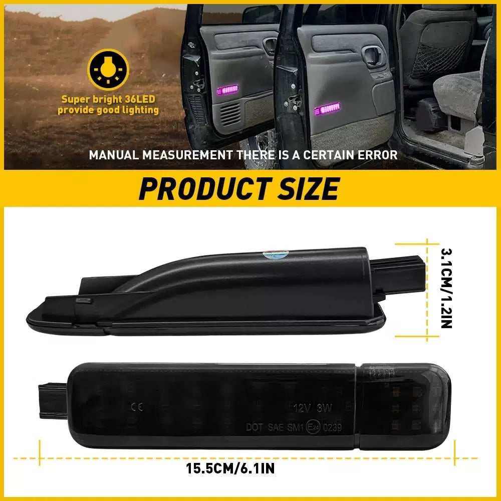 INTERIOR DOOR COURTESY LIGHT PURPLE FOR 03-09 HUMMER H2 /99-06 CADILLAC ESCALADE 6B93BC-57 [8]