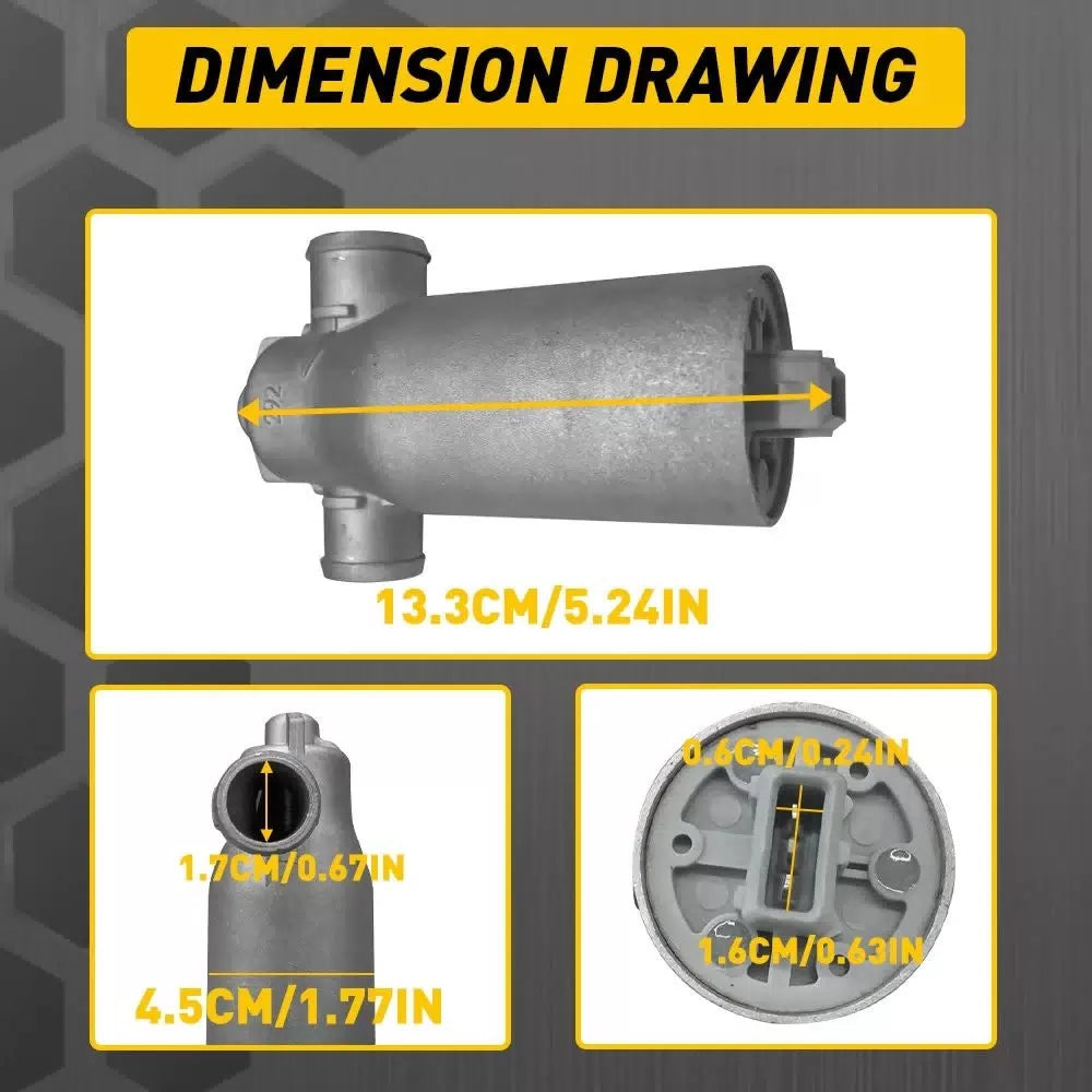 Idle Air Control Valve For BMW 323 325 525 X3 X5 Z3 Z4 E34 E36 E39 E46 E83 E85 A 6B93BC-57 [5]