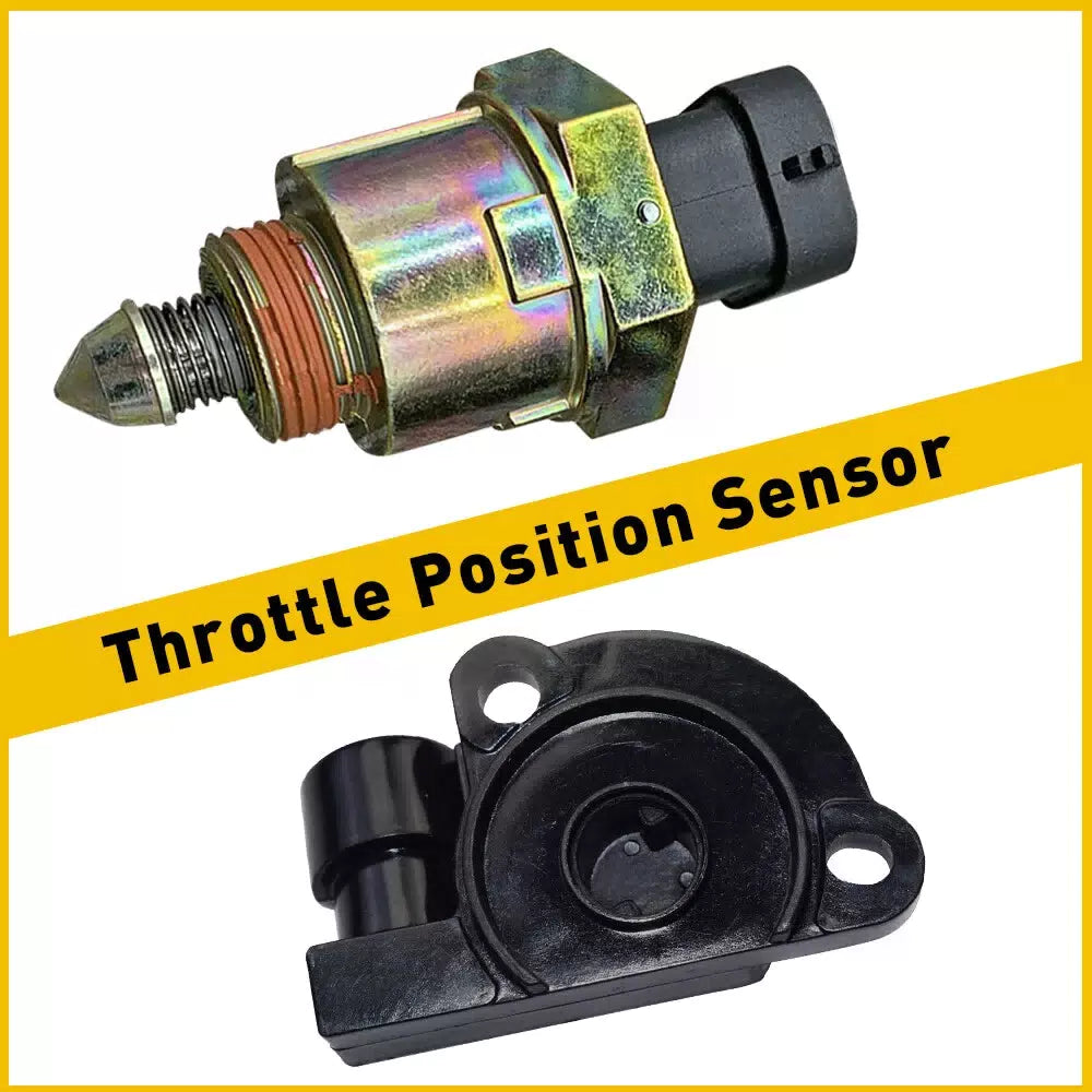 Idle Control Valve & Throttle Position Sensor Fit 1991-1995 Chevrolet C1500 A US 6B93BC-57 [10]